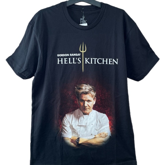 Hell's Kitchen Black Graphic Tee - Picture 1 of 5